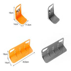 2pc Car Back Auto Trunk Fixed Rack Holder Stand Shake-proof Organizer Fence Storage Adjustable Distance Storage Box Fixer Amagi
