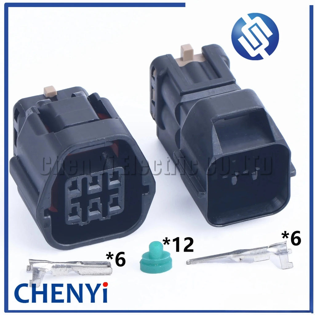 1 set 6 pin Waterproof Auto Car Door Lock Locking Connector Sealed Plug For Hyundai Elantra Sensor connector 7283-8760-30