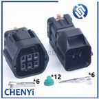 1 set 6 pin Waterproof Auto Car Door Lock Locking Connector Sealed Plug For Hyundai Elantra Sensor connector 7283-8760-30