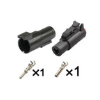 The DTHD04-1-12P male and female plug and the DTHD06-1-12S are suitable for automotive connectors with terminals