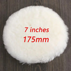 3/4/5/6/7 Inch Car Polishing Pad Soft Imitation Wool Ball Polishing Discs For Automotive Paint Care Cleaning Beauty Supplies