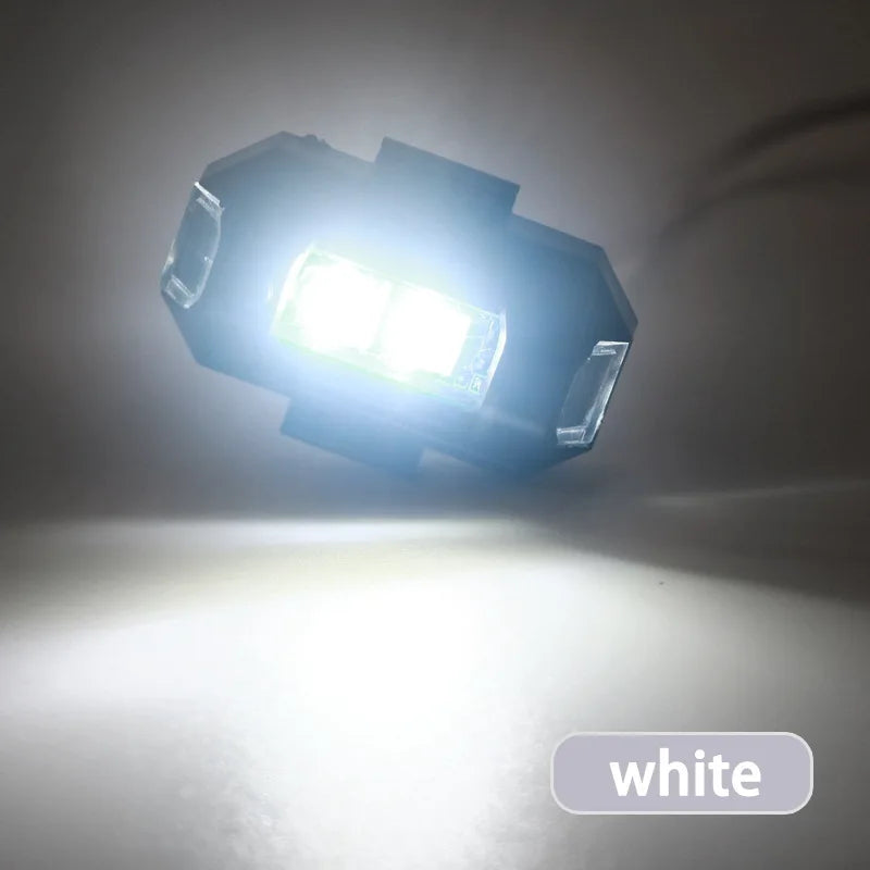New LED Anti-collision Warning Light RC Drone Flash LED Position Light Motorcycle Turn Signal Indicator 7 Colors Strobe Light