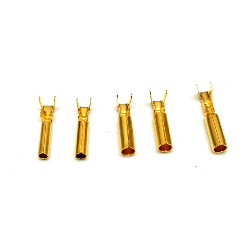 Single-hole spring plug 1.5/1.8/2.0/2.3 single-tube spring plug terminal/pinhole socket terminal cold-pressed wiring