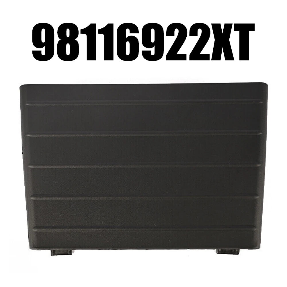 1pc Car Front Bumper Center Grille Cover For 3008 For 5008 2016-19 98116922XT Front Bumper Decorative Cover Accessory