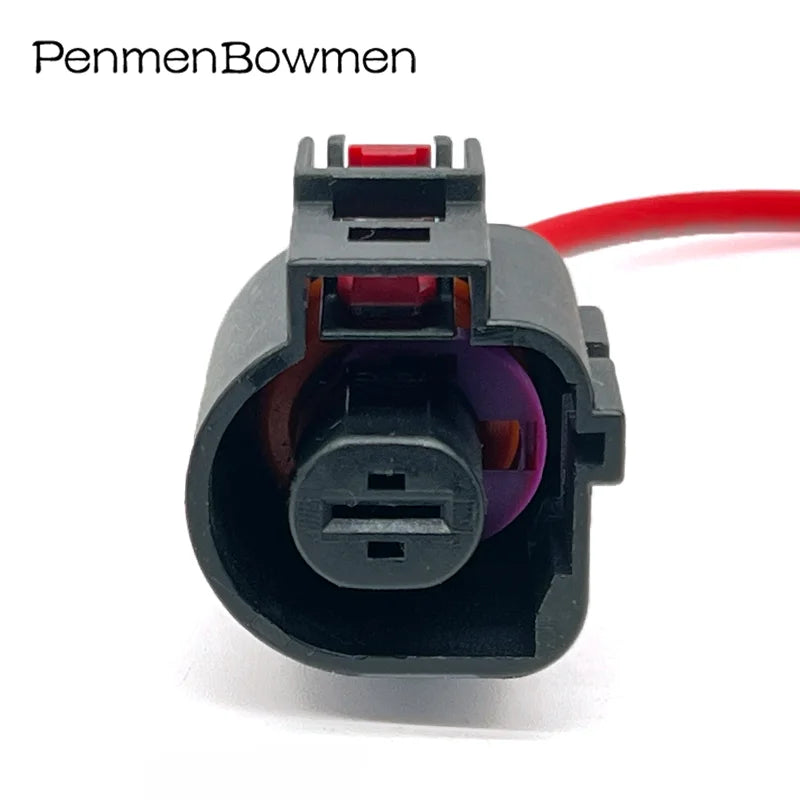 1 Set 1 Pin 1K0973751 Auto Starter Motor Plug Wiring Harness Waterproof Electronic Connector For Sagitar Magotan Golf A3 A4 Q5