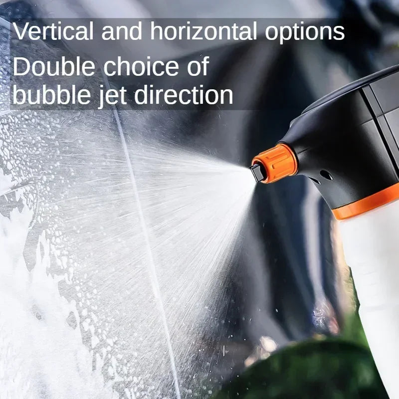 Electric Foam Sprayer Car Wash Clean Detailing Snow Cannon High Pressure Water Gun Rechargeable For Car Wash Foam Can Amagi