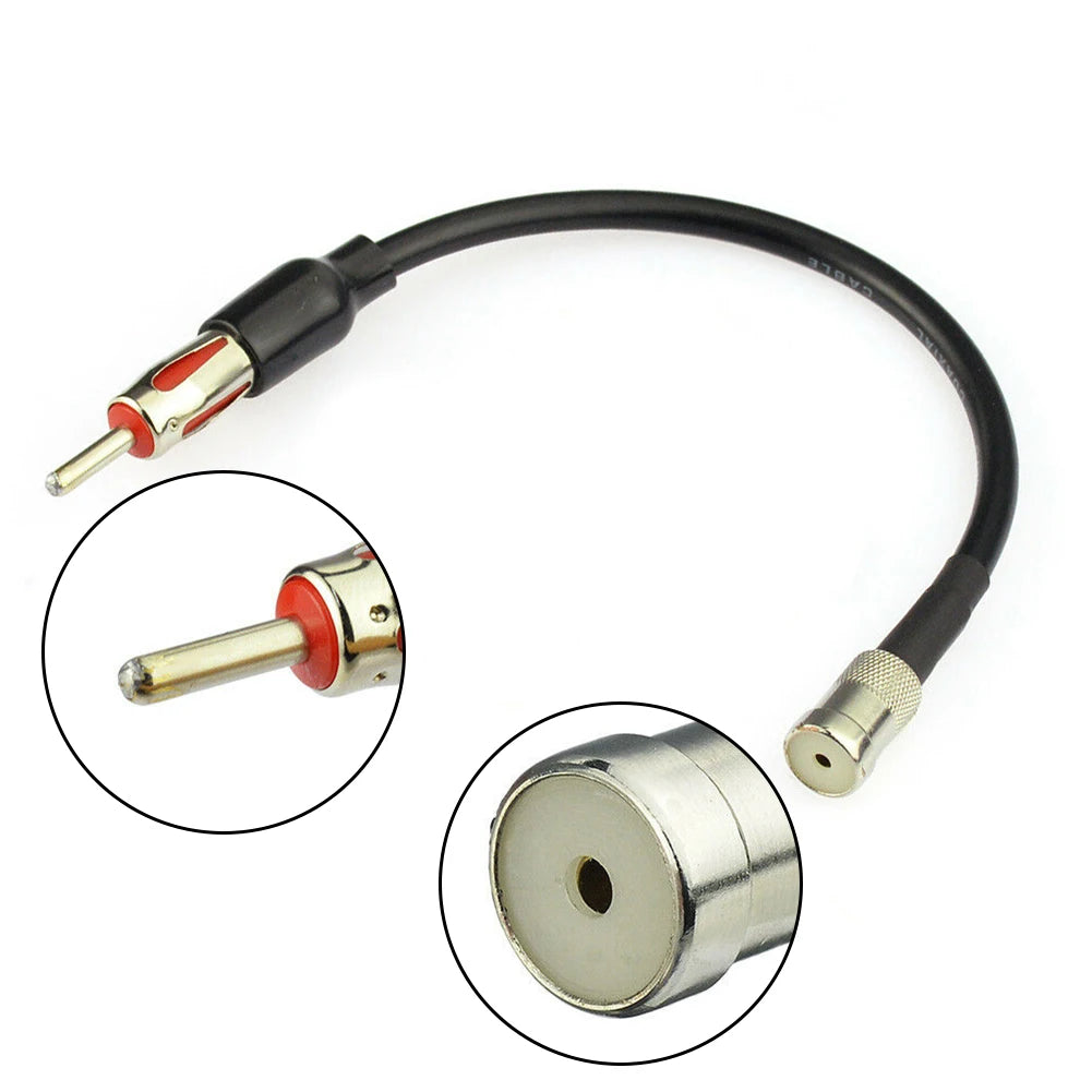 1 Pc Car Stereo Car Radio Antenna Adapter ISO To DIN Cable For FM AM Antenna Car Audio Antenna Car Accessories