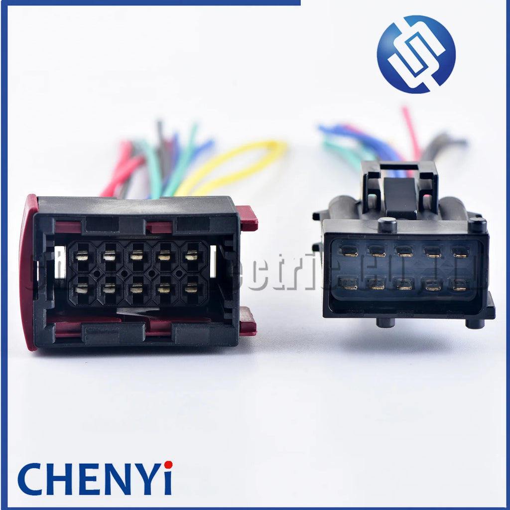 10 Pin Automobile waterproof connector Headlights Lamp Light Socket plug 1-967240-1 1-962352-1 1-965423-1 For Buick Peugeot