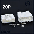 20 Pin male female Car Socket Auto Low Current Cable Adapter Automobile Replacement Connector Plug 6098-7360 6098-7357 With Pin
