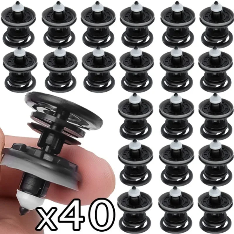 10/40Pcs Plastic Interior Door Card Fastener Clips for Audi A3 8P A4 B6 B7 Trim Panel Mounting Auto Car Accessorie Styling Amagi