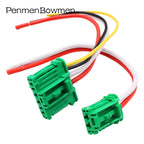 1 Set 2 6 Pin 98821-1065 Car Taillight Electrical Cable Connectors Female Wire Harness Plug For Citroen 98819-1025