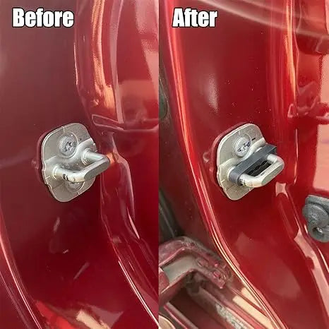 Car Door Latch Stopper Damper Buffer Pad Anti Rattle Silicone Shock Absorber Sound Insulation Noise Reduction Sticker Accessory