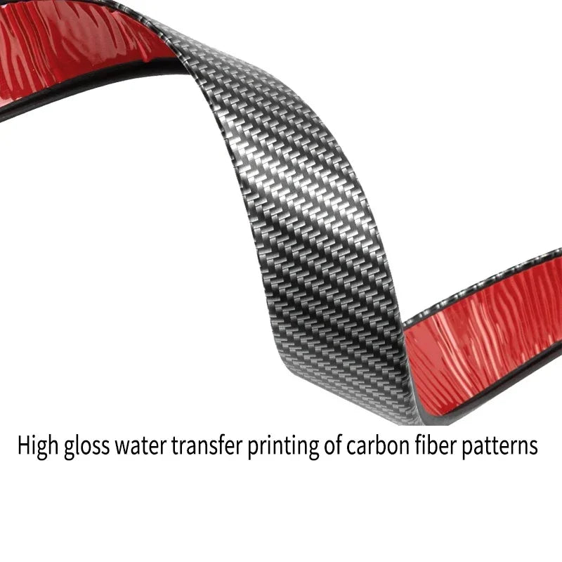 Carbon Fiber Patterned Car Wheels Tire Arches General Fenders Horn Arches Decorative Lips Extended Molded Protect Amagi