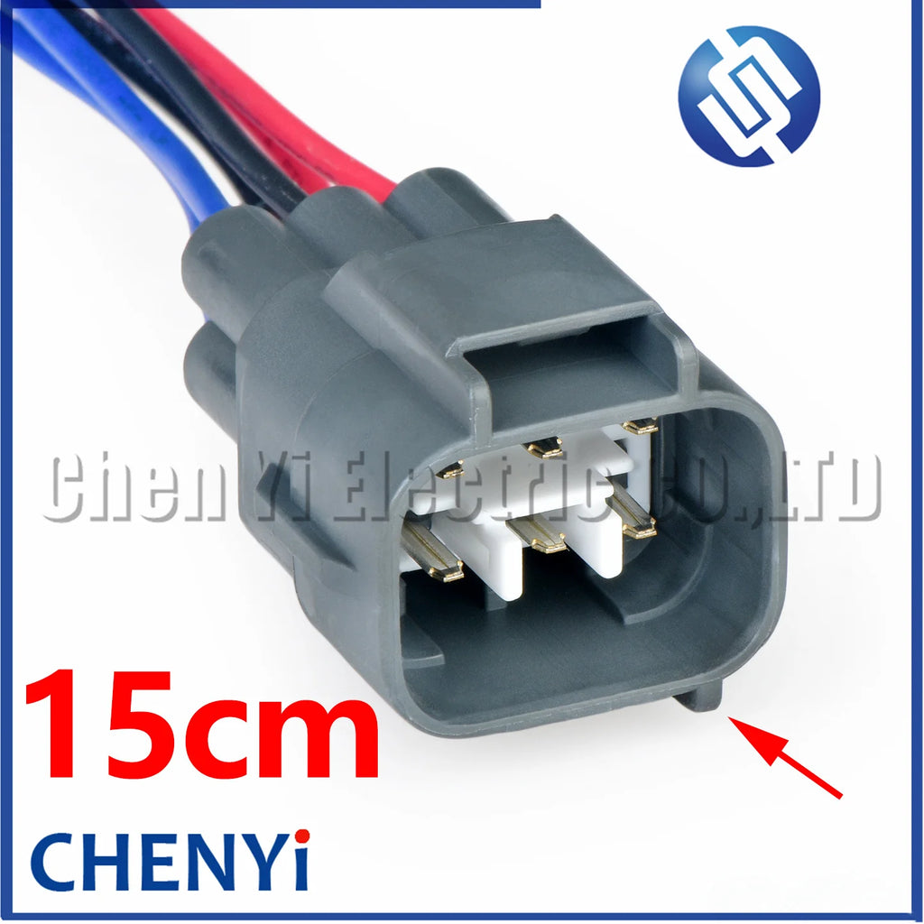 6 Pin Car headlamp harness plug Accelerator Throttle Pedal Connector MG641107-5 90980-11034 7282-7064-40 7283-7064-40 For Toyota