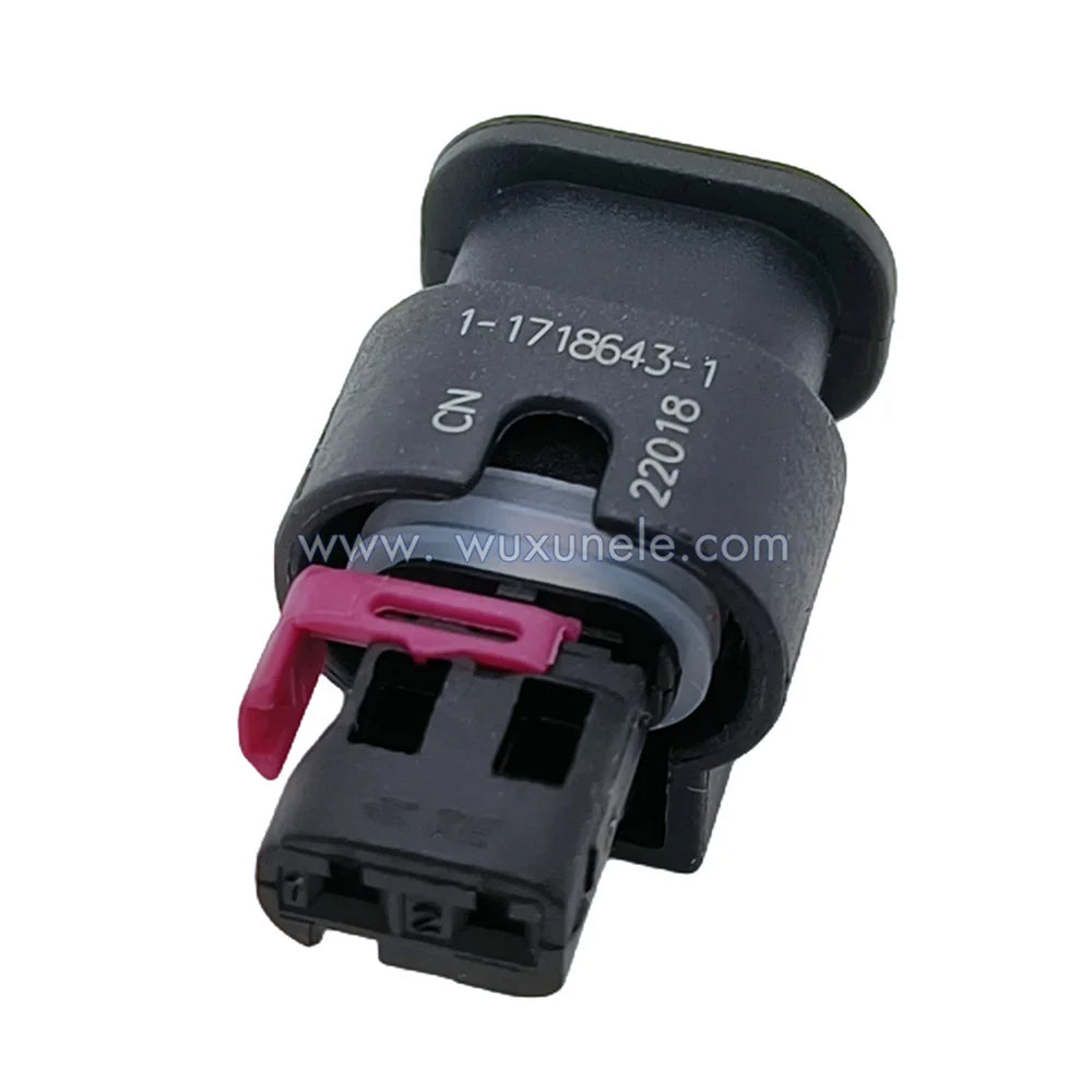 25 Sets 2 Pin 1-1718643-1 4F0973702 Sealed Female Male Wire Connector for Engine Coolant Thermostat Plug
