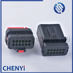 12 Pin male female Auto Waterproof Connector Camshaft Sensor Plug Engine Injector 776438-1 776437-1 For Carter Excavator