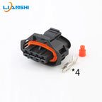 1928403453 1928404627 For automotive air conditioning wiring harness plug oxygen sensor 4-hole male and female connectors with t
