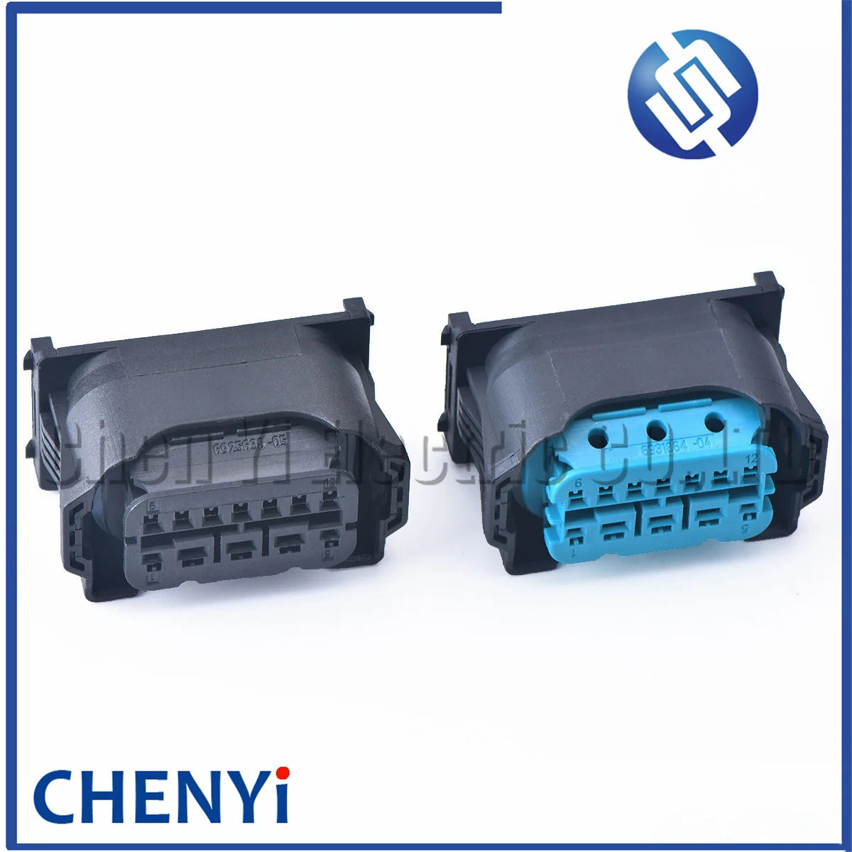 12 Pin Automotive connector Led Lamp Headlight Head Light wiring harness Plug Pigtail 61132359991 1-1452335-1 1-1452334-1