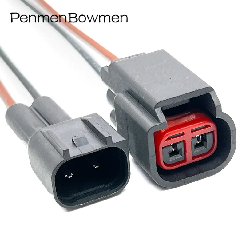 1 Set 2 Pin Car Dashboard Midrange Center Speaker Ignition Coil Electrical Cable Connectors Wire Harness Plug For Ford 7283-8220