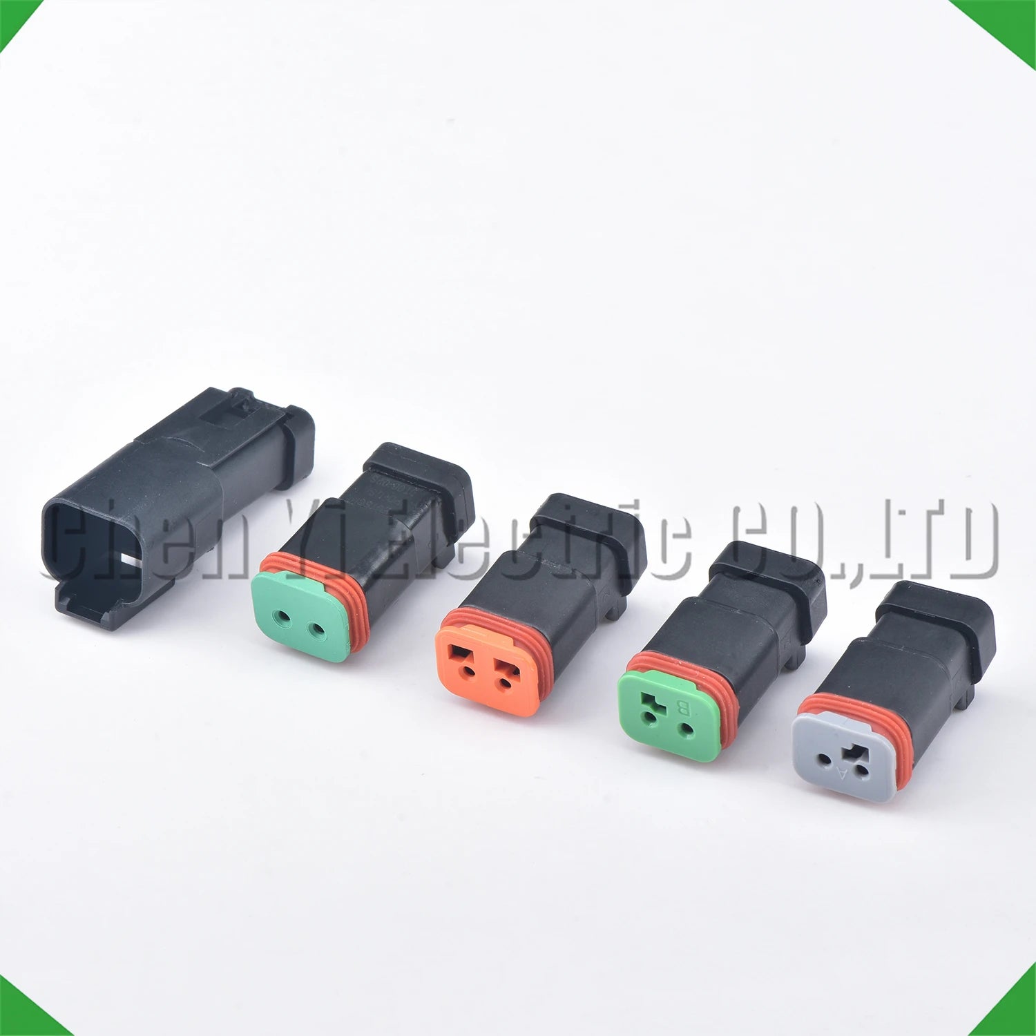 2-Pin Wire Harness Harness Waterproof Connector excavator headlight headlight