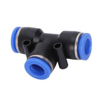 10PCS PE/PEG Plastic Quick Connector - 4-12mm Push In Fitting for Air Hose & Tube, Industrial & Home Pneumatic Systems