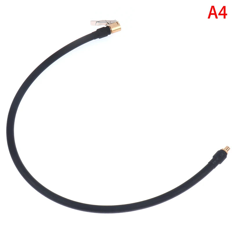 Air Rubber Hose Flexible Tire Valve Extension Tube Adapter for Air Compressor Tire Inflator Pump for Car Motorcycle Bike