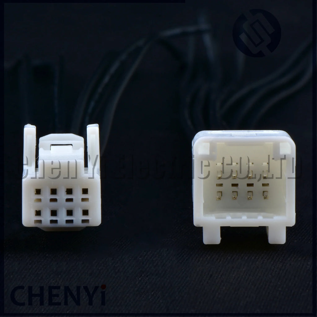 8 Pin Auto connector Socket Car navigation multimedia host Wire Harness plug 1376352-1 1473793-1 1565804-1 For Toyota Nissan