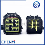 9 Pin black Automotive waterproof connector Motorcycle COP Ignition coil Wire Harness Plug FW-C-9F-B FW-C-9M-B With pins