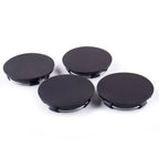 4pcs 70mm Car Black / Silver Universal Car Wheel Hub Center Cap Cover Wheel Hub Center Badges Fit For RM Rims Type