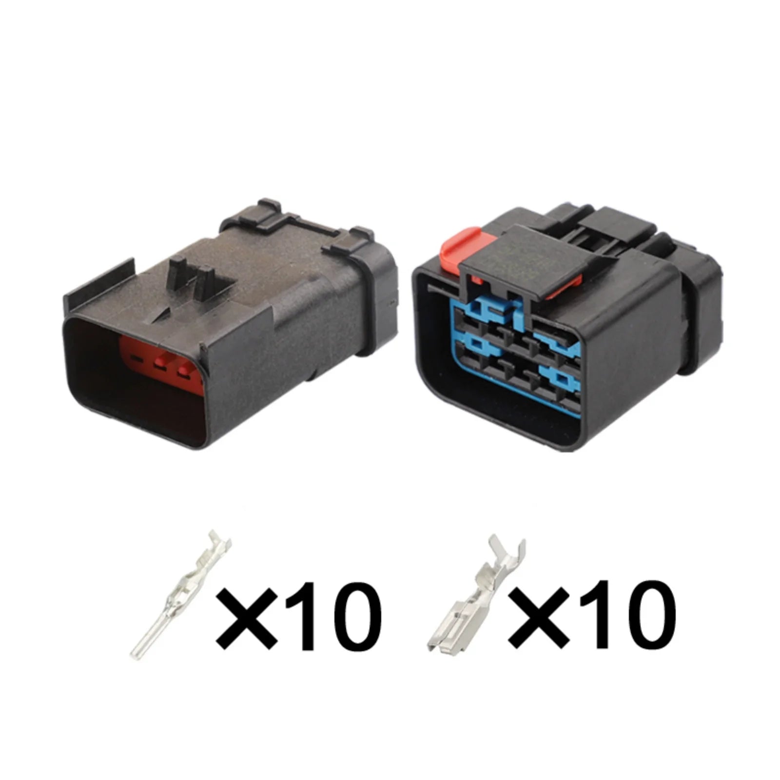 10 PIN Connector FCI 2.8mm Series Male Female Connectors Wiring Harness For Fuel Pump 54201016 54201009