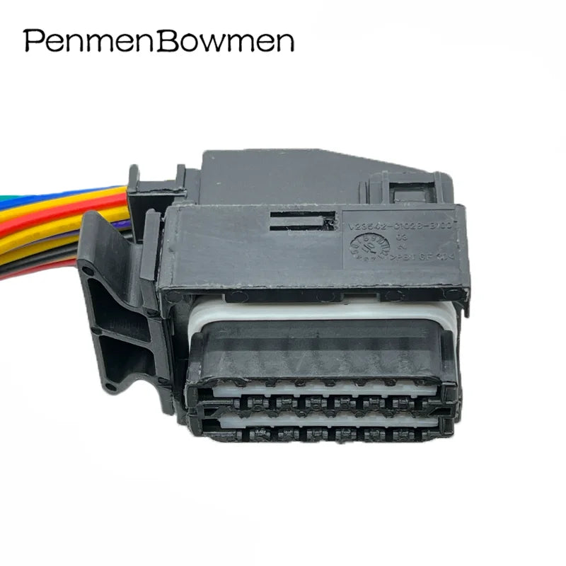 1 Set 28 Pin 1393436-1 1393454-1 Car Engine Computer Welding Plate Control System ECU Electrical Connectors Wire Harness Plug