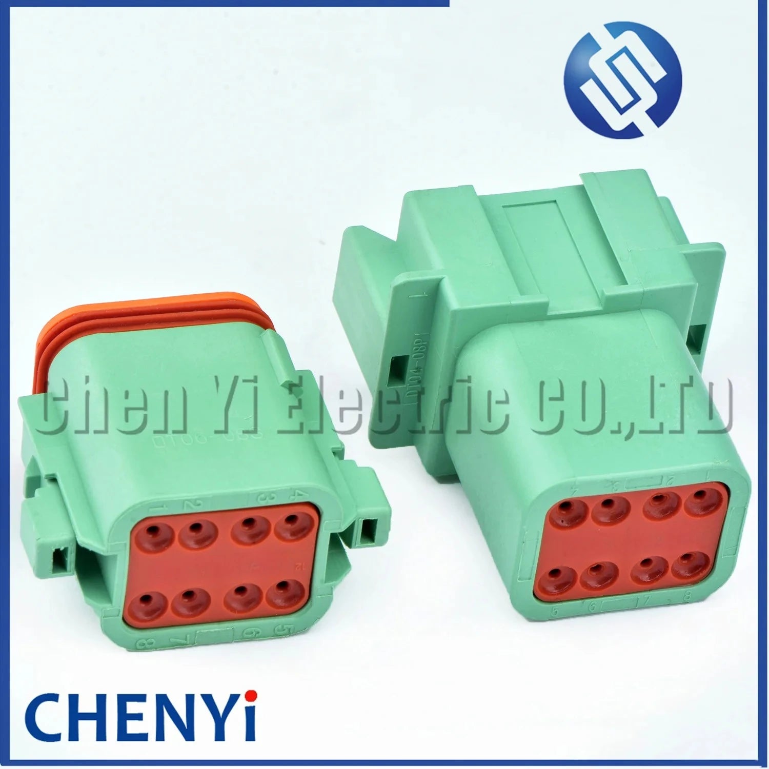 Green 8 Pin Male or Female Auto Waterproof Connector Sealed Plug DT06-8SC DT04-8PC DT06-08SC DT04-08PC with Pin For Deutsch