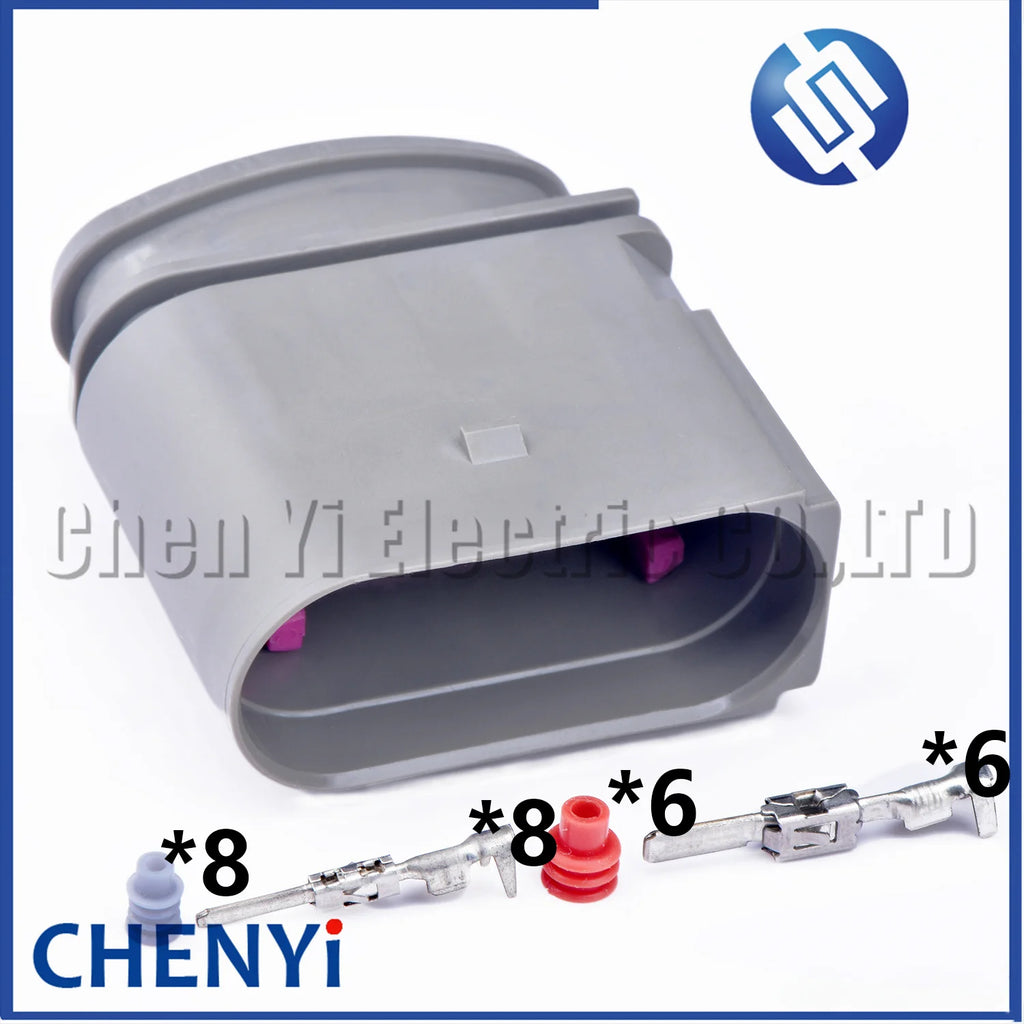 14 Pin/way Car headlight wiring harness plug waterproof connector 5Q0973737 5Q0 973 737 5Q0973837 5Q0 973 837