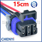 6 Pin Female or Male Automotive Waterproof Wire Connector Plug 12052848 12124107 For Car Wiring