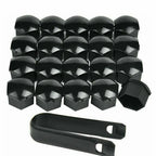20x22mm Black Wheel Nut Bolt Covers ABS Cap For Range Rover For Vauxhal Protective Bolt Rims Cap Bolt Car Accessories