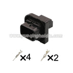 6-Pin Connector 0.6mm 3.5mm Male Female Connector Auto Wiring Harness Cable Plug for BMW 2302238-1 8992188-01 0-2302239-1