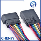 20 Pin Headlight Socket Lamp Light Connector Wire Harness plug 33482-2132 33472-2001 For Chevrolet Ford EDGE Fiesta Cadillac