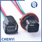 6 Pin Automotive Waterproof connector male female Headlight drive Wiring Harness plug For Hyundai Freddy ix25 ix35 Rena Santa Fe