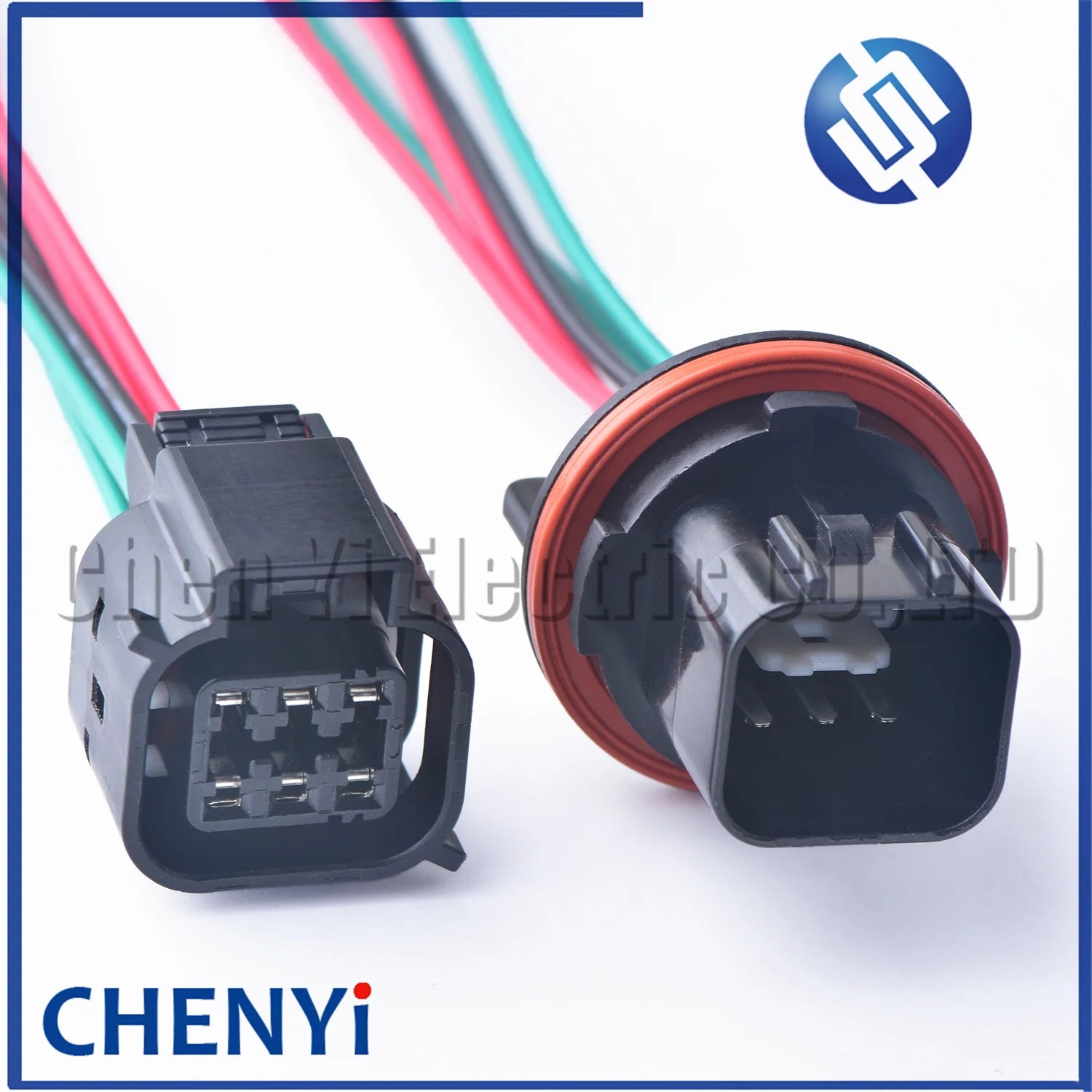 6 Pin Automotive Waterproof connector male female Headlight drive Wiring Harness plug For Hyundai Freddy ix25 ix35 Rena Santa Fe
