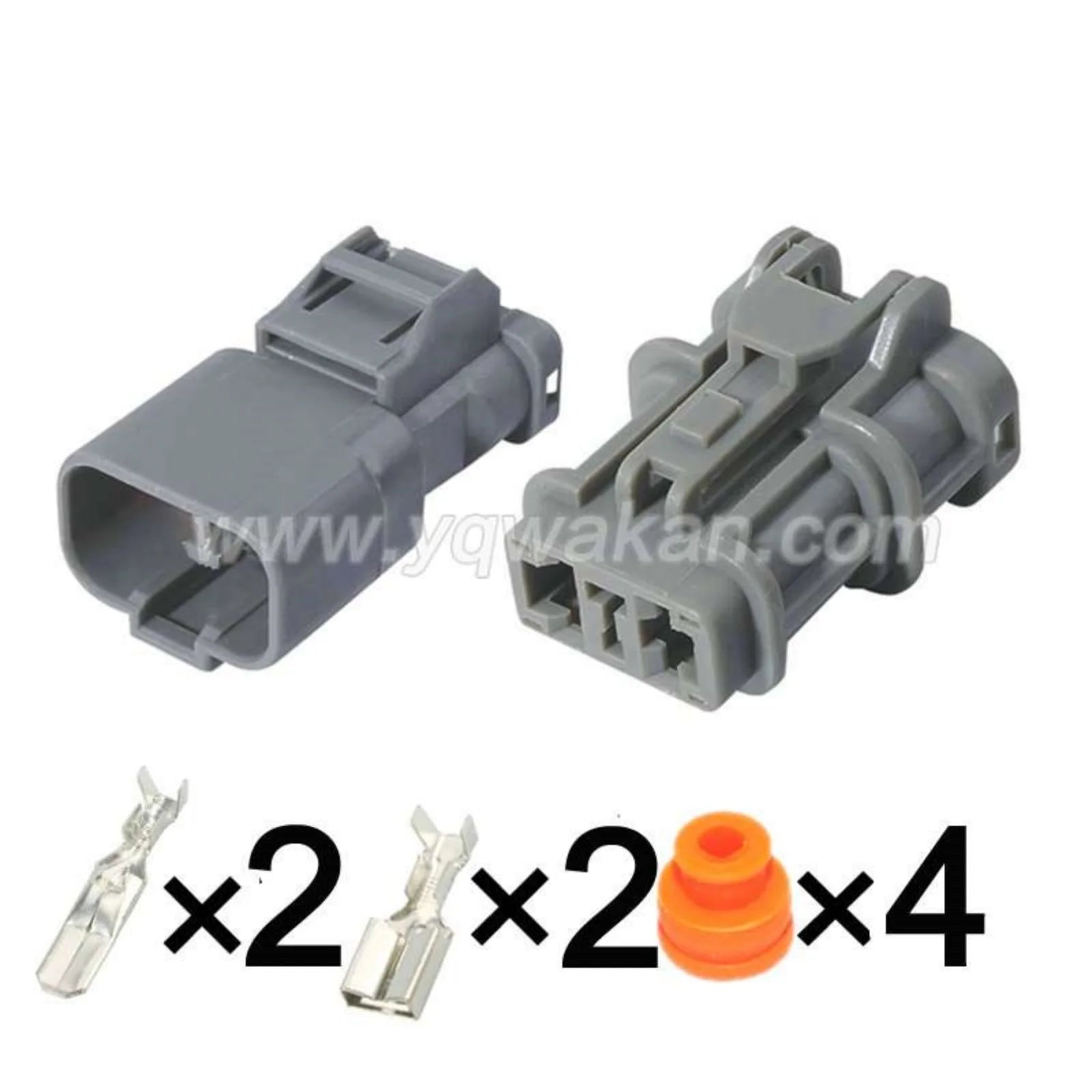 2PIN 7123-6423-30 7157-6720 Automotive Waterproof 6.3mm Series Male Female Connector Electrical Plug Cable Socket Connector