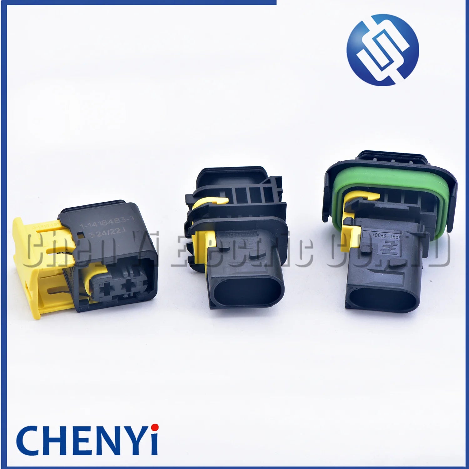 2 Pin Automotive Connector Waterproof Socket Wire harness plug With Rubber Pins 1-1418483-1 1-1703841-1 1-1703839-1 1670150-1