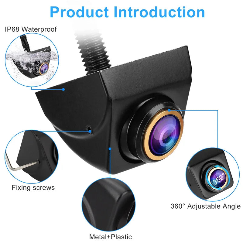 AHD 1920x1080P Car Rear View Camera 170° Fisheye Golden Lens Full HD Night Vision Vehicle Reversing Front Cameras