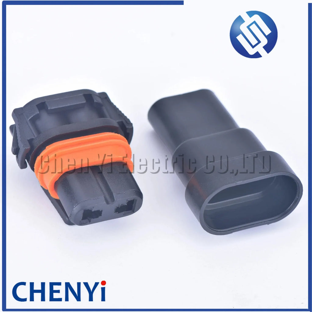 5 sets 2 pin male or female waterproof AC Power Wiring Harness Connector car lamp connector automotive For HID Xenon plug DJ9005