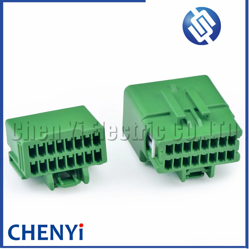16 Pin Automotive CD player connector Amplifier audio plug 7283-6453-60 7282-6453-60 For Volvo Land Rover Mazda Buick
