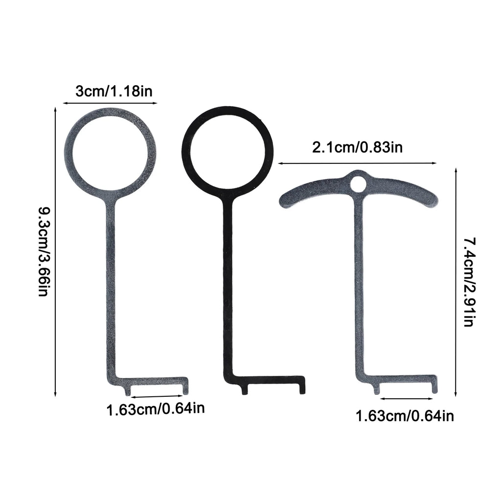3 Pcs Timing  Belt Test  Tool For PureTech 1.0 1.2 For Opel 3 Cylinders PSA EB0 Car Engine Timing Belt Checking Tool Accessories