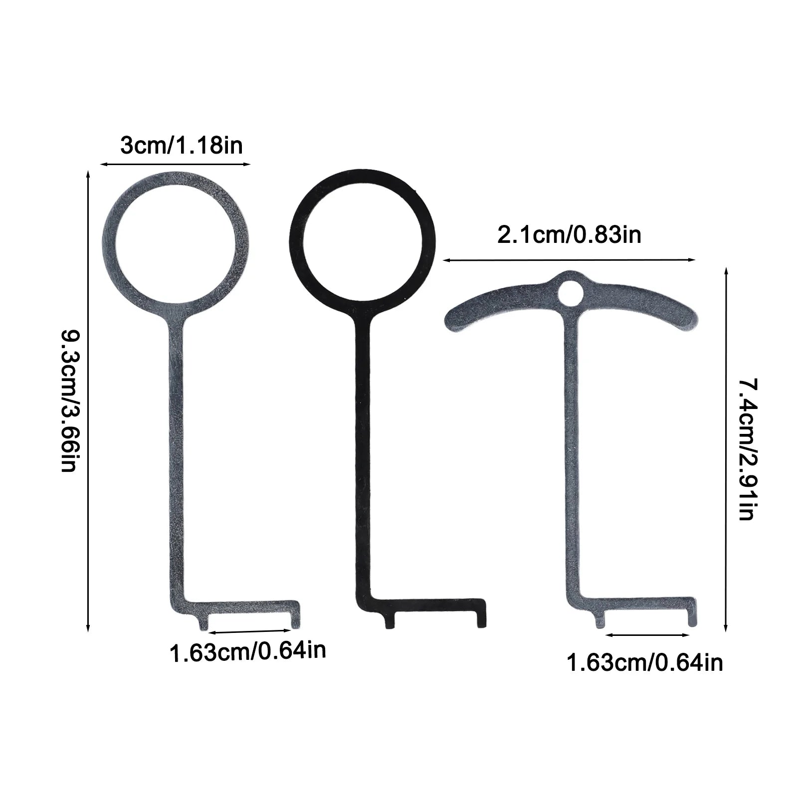 3 Pcs Timing  Belt Test  Tool For PureTech 1.0 1.2 For Opel 3 Cylinders PSA EB0 Car Engine Timing Belt Checking Tool Accessories