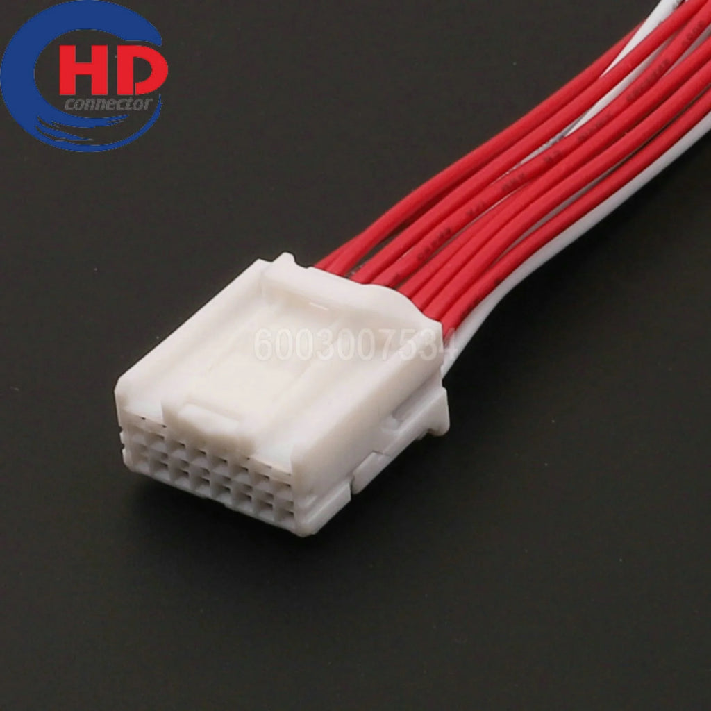 16 Pin Unsealed Male Female Connector Cable Motorcycle Electrical Harnesses Wiring Harness Housing 6098-5281 6098-5279