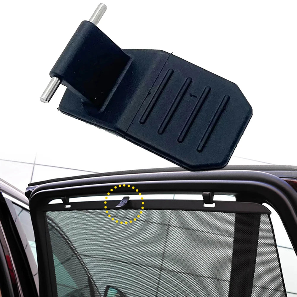 1pc Sun Blind Hook Sunshade Hook Fixing Clip For BMW X5 X6 F15 F16 Rear Row Sunshade Curtain Shutter Hook Handle Buckle