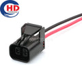 2 Pin Connector Waterproof 6.3mm Series Female Connectors Motorcycle Electrical Harnesses Wiring Harness