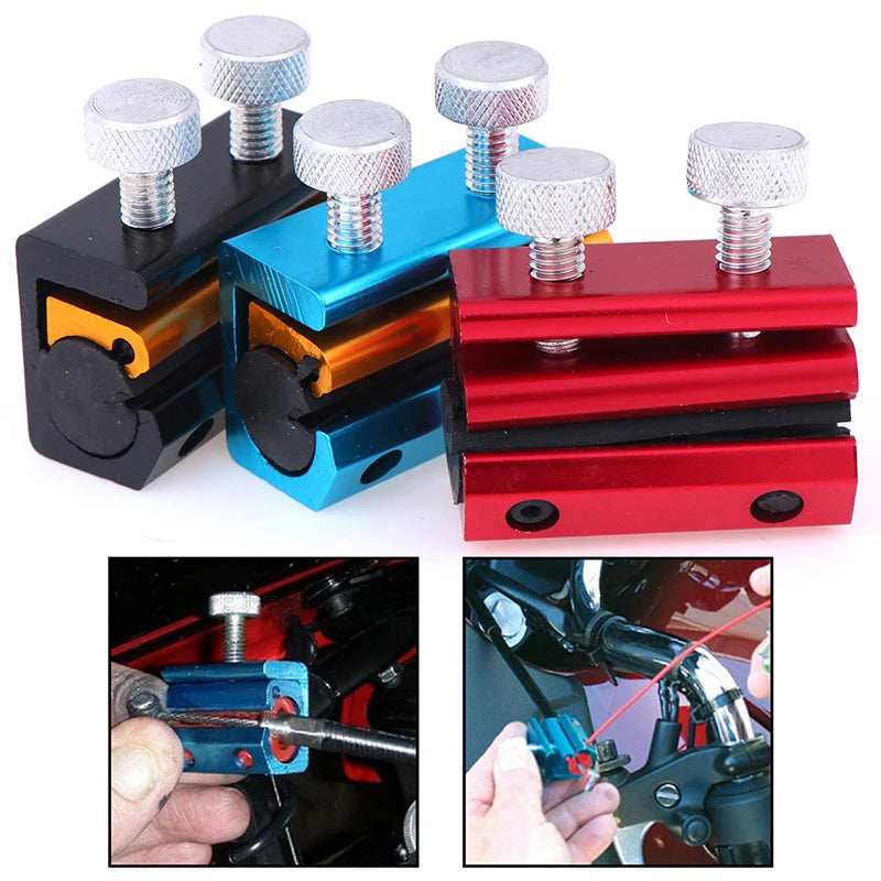 1Pcs Clutch Brake Cable Tool Lubrication Wire Oiler Brake Motorcycle Aluminium Cable Lube Tool Motorbike Brakes Parts